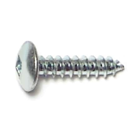 Midwest Fastener Sheet Metal Screw, #6 x 5/8 in, Zinc Plated Steel Truss Head Square Drive, 50 PK 30803